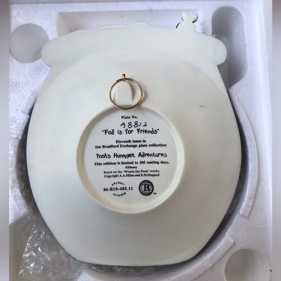 Disney Winnie the Pooh “Pooh’s Hunnypot Adventures” 3d Plate Set - Bradford Ex. - Picture 14 of 14